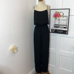 NWT Aritzia Babaton Black Scala Jumpsuit Size M